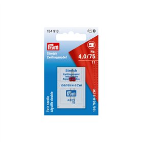 Prym - Stretch (75-4.0) Double Couture Machine Aiguilles - 1 Aiguille