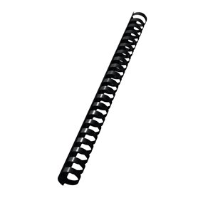 Esselte-Leitz 10976 Lot de 100 reliures spirale en plastique A4 19 mm pour 180 pages (Noir)