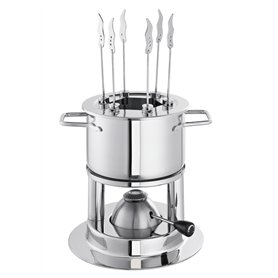 Schulte-Ufer 69089-16 Hot Service à Fondue bourguignonne 16 cm Acier Inoxydable