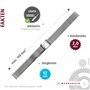 MARBURGER Bracelet De Montre 12mm Métal Argent - Kit De Montage D'outils 80701120020
