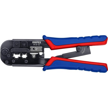 Knipex Pince à sertir pour fiches Western brunie