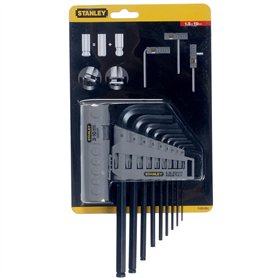 STANLEY 089904 Jeu de clés Allen Système métrique 9 pièces