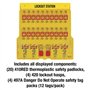 MASTER LOCK Station de Consignation [20 Cadenas] [4 Crochets] [48 Étiquettes] - Sécurité, Condamnation - 1484BP410