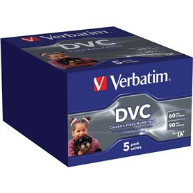 Verbatim 47652 Mini DV Pack de 5 60 mn