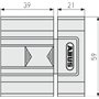 ABUS 117756 SR30 B EK Targette coulissante (Import Allemagne)