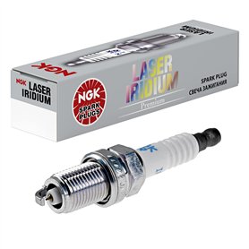 NGK Bougie d'allumage 4589 Électrode centrale à l'iridium 1-électrode de masse Antiparasitage 5kOhm avec siège à garniture plate