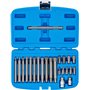 BGS 5013 | Jeu d'embouts | 10 mm (3/8") | Profil cannelé (pour Ribe) | 22 pièces