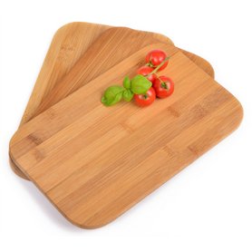 GRAEWE ® Planche à découper Bambou 23 x 15 x 1 cm - 3 pièces - pour Un Bon Petit déjeuner GRAEWE ® Planche à découper Bambou 23 x 15 x 1 cm - 3 pièces - pour Un Bon Petit déjeuner