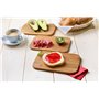 GRAEWE ® Planche à découper Bambou 23 x 15 x 1 cm - 3 pièces - pour Un Bon Petit déjeuner