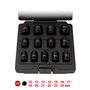 KS TOOLS 515.0900 Jeu de douilles à chocs 12 pans 1/2'', 13 pcs