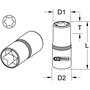 KS Tools 911.4336 Douille Torx 1/2 E14