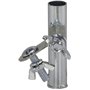 Adaptateur de truelle Marshalltown avec joint pivotant, rouge, relie le manche d'une truelle à main à un outil de lissage du sol