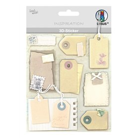 Everyday Stickers 3D multi-couches de haute qualité pour décoration de cartes de vœux