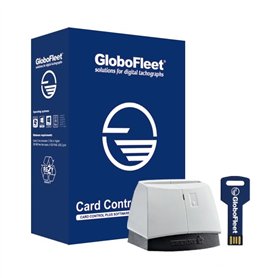 GloboFleet Card Control Plus Set Kit pour disque/chronotachygraphe Lire