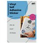 PPD A4 x 20 Autocollants en Vinyle Mat