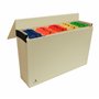 Cathedral Trieur extensible jusqu'à 31 compartiments Kraft Onglets Mylar multicolores (Import Royaume Uni)