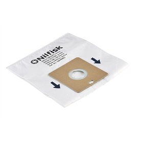 Nilfisk 5 Sacs ST originaux + Pré-filtre - Accessoires pour Aspirateurs Bravo (30050002)