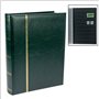 SAFE 155-3 Album timbres 64 pages noire | Chaque page avec 9 bandes transparentes | gaufrage doré sur la couverture et le dos |