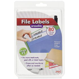 Jokari WSK40 - Étiquettes de Classeurs Effaçables Laminées