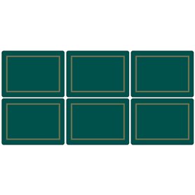 Pimpernel Lot de 6 Sets de Table avec Dos en liège en Panneau MDF 30