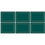 Pimpernel Lot de 6 Sets de Table avec Dos en liège en Panneau MDF 30