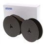 Faxland Ruban encreur Noir pour DIN 2103 Double Bobine Compatible avec la Marque Faxland