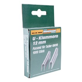 Brueder Mannesmann M48412 U-Shaped Spare Staples by Brueder Mannesmann Werkzeuge