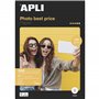 APLI 11804-100 Feuilles de papier photo brillant BestPrice - Format A4 - Couleur: Blanc - Imprimante Jet d'encre