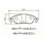 Bosch BP340 - Plaquettes de Frein Avant pour Voiture - Qualité Bosch - Réduction du Bruit et de la Poussière - Certifié ECE-R90 