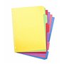 Oxford Intercalaires Neutres 6 Positions Format A4 Carte Lustrée 450G Assorti