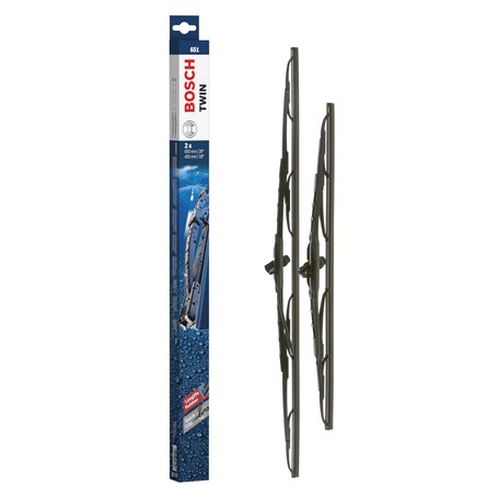 Bosch Balais d'Essuie–Glace Plats Conventionnel Twin 651
