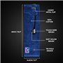 PGA Tour Serviette de golf et trousse avec brosse pour club