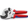 KNIPEX Coupe-tubes pour tubes multicouche et tubes en plastique avec gaines bi-matière zinguée 26 - 40 mm 90 25 40
