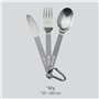 Esbit Set de Couverts Gris