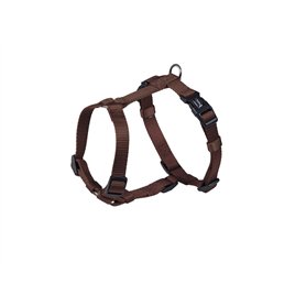 Nobby Harnais Classique en Nylon pour Chien Brun 20 mm x 50/70 cm
