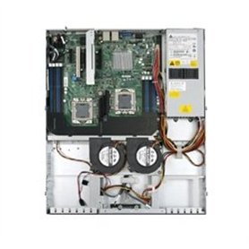 Intel SR1630BCR Serveur Barebone Socket B (LGA 1366) Rack (1 U) Aluminium