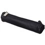 Alassio 43041 Trousse ronde en cuir nappa avec fermeture éclair Noir env. 19 x 3