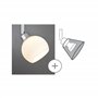 Paulmann 60055 Abat-jour en verre blanc