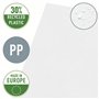 Leitz-pochette plastique transparentes en polypropylène standard format a4 grainé-transparent-lot de 10