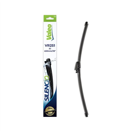 VALEO Silencio Essuie-glace - VR251 Balai d'Essuie-glace Plat 450 mm de Haute Performance
