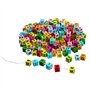 Goki - 2041833 - Perles En Bois - Dice Avec Lettres Pour Le Dessin