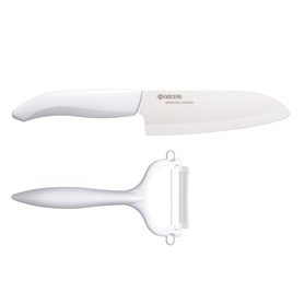 Kyocera GIFT SET WH Petit Couteau avec Éplucheur