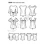 New Look NL6808 Patron de Couture T-Shirt 22 x 15 cm