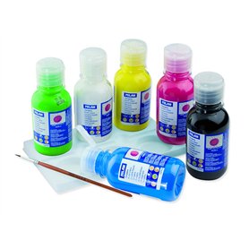 MILAN - Boîte de 6 bouteilles de gouache de 125ml Couleurs Assorties MILAN - Boîte de 6 bouteilles de gouache de 125ml Couleurs Assorties