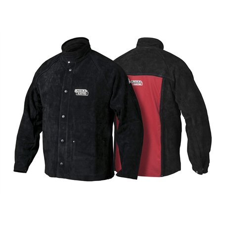 Lincoln Electric K2989 Veste de soudeur en cuir très résistant Taille XL