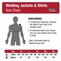 Lincoln Electric K2989 Veste de soudeur en cuir très résistant Taille XL