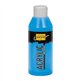 Kreul 84232 - Solo Goya Acrylic bleu clair, flacon de 250 ml, peinture acrylique crémeuse polyvalente de qualité étude, à base d Kreul 84232 - Solo Goya Acrylic bleu clair