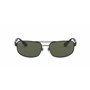 Ray-Ban - Lunette de soleil RB3445 Rectangulaire - Homme, Black (grün)