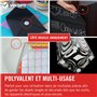 Velcro Marque, Pastilles Adhésives Auto-Agrippantes Double Face Avec Boucles Uniquement, Parfait Pour La Décoration De La Pièce 