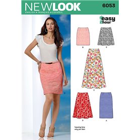New Look NL6053 Patron de Couture Jupe Longue 22 x 15 cm